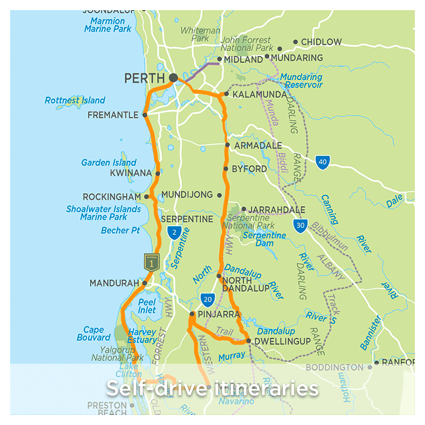 Self-drive itineraries